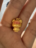 周大生黃金吊墜女足金硬金心動(dòng)小熊掛墜生日禮物送女友 1.15g 曬單實(shí)拍圖