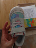 泰蘭尼斯秋季童鞋311幼兒園室內鞋包頭防踢板鞋軟底舒適帆布鞋彩/白27 曬單實(shí)拍圖