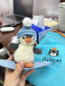 Jellycat花生企鵝雪板裝毛絨玩具安撫公仔禮物2025圣誕新品送禮生日禮物 灰色 Small 曬單實拍圖
