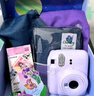 INSTAX富士instax立拍立得 一次成像相機 mini12精美禮盒 鳶尾騎士 含10張fafa花邊相紙 曬單實(shí)拍圖