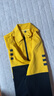 皮爾卡丹（pierre cardin）運動(dòng)套裝男女春秋款情侶休閑裝運動(dòng)服套裝女士?jì)杉追籽b男針織 黃色【外套+褲子】 2XL 女款【120-132斤】 曬單實(shí)拍圖