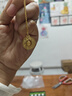 萃華足金999篆體羅盤吊墜新中式國(guó)風(fēng)掛墜項(xiàng)鏈紀(jì)念日送女友老婆禮物 【福字羅盤套鏈】金重約6.9g 曬單實(shí)拍圖