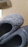 俞兆林棉拖鞋男女居家用室內簡(jiǎn)約保暖毛絨包跟防滑棉鞋 YI004 曬單實(shí)拍圖
