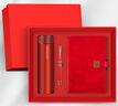 樂(lè )扣樂(lè )扣（LOCK&LOCK）年會(huì )禮物伴手禮盒保溫杯雨傘水杯定制商務(wù)禮品套裝公司員工伴手禮 【樂(lè )扣杯+四方磁扣本+簽字筆】紅色三件套 曬單實(shí)拍圖