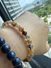 LOUIS WATER收藏級天然7A+巴西老礦彩發(fā)晶手鏈水晶手串女男招財轉運生日禮物 7A+約8mm彩發(fā)晶 曬單實(shí)拍圖