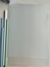 齊心（COMIX）10只彩色水滴桿抽桿夾學生試卷夾 A4/10mm背寬文件夾拉桿夾資料冊莫蘭迪色 EA3710 曬單實拍圖