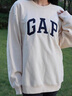 GAP男女裝春季款貼布繡logo連帽衫衛衣經(jīng)典上衣美版 灰色 868453 S 美碼 M亞洲碼175/92A 曬單實(shí)拍圖
