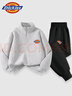 Dickies童裝男童衛(wèi)衣套裝秋季男孩潮酷半開襟套頭衫中小童休閑裝兒童秋裝 曬單實拍圖