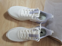 安踏氫跑女鞋運動(dòng)鞋春季軟底皮網(wǎng)面透氣減震體測跑步鞋輕便休閑鞋子 【網(wǎng)面透氣】象牙白/淡灰-7 40 曬單實(shí)拍圖