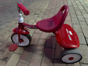 Radio Flyer瑞飛兒兒童三輪車(chē)腳踏車(chē)寶寶小孩1-3-5歲輕便騎行自行車(chē)童車(chē)玩具 #407紅色 1.5-3歲 身高82-95CM 曬單實(shí)拍圖