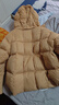 坦博爾泡芙羽絨服女短款脫卸帽秋冬保暖外套25新款5530520D松露橘粉160 曬單實(shí)拍圖