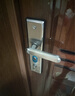 虎頓（HOTUN）不銹鋼防盜門(mén)把手面板不分左右通用型防盜門(mén)鎖把手FDM-05B本色拉絲 曬單實(shí)拍圖