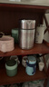 膳魔師（THERMOS）500ml保溫杯商務(wù)辦公帶杯蓋水杯男女士簡(jiǎn)約保冷杯 FEI-501 BK黑色 曬單實(shí)拍圖