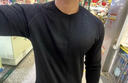 lululemon丨Engineered Warmth 男士長(cháng)袖圓領(lǐng)運動(dòng)衫 LM3CLLS 黑/黑 S 曬單實(shí)拍圖