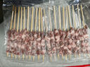 1號會(huì )員店寧夏鹽池灘羊 羔羊肉串600g（20串） 180天乳羔羊 燒烤食材   曬單實(shí)拍圖