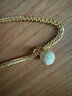 金至尊（3DG Jewellery）黃金手鏈女磨砂圓珠足金999金手鏈送女友老婆生日禮物計價(jià) 金重4.51克（配珠寶禮盒） 曬單實(shí)拍圖