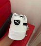 彪馬（PUMA）【小白鞋】增高厚底網(wǎng)球風(fēng)板鞋女復古休閑鞋 SKYE 374764 白-黑色-02 37.5 曬單實(shí)拍圖
