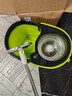 東雷四驅動(dòng)腳踩旋轉拖把免手洗家用懶人神器不銹鋼極速加強桿大號墩布 綠色四驅動(dòng)腳踏桶+8布+鋼桿鋼盤(pán) 曬單實(shí)拍圖