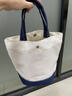 鵬境帆布手提袋原創(chuàng  )日系水桶帆布包托特拉鏈便當餐盒簡(jiǎn)約包女2024百搭 miki小熊 曬單實(shí)拍圖