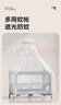 優(yōu)樂(lè )博（ULOP）嬰兒床可移動(dòng)多功能床折疊嬰兒床拼接寶寶床新生兒禮物哄睡搖搖床 云夢(mèng)一鍵折疊嬰兒床送椰棕床墊 萬(wàn)向輪+蚊帳+尿布臺+置物袋+搖桿 曬單實(shí)拍圖