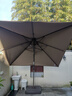 紫葉圣保羅遮陽(yáng)傘戶(hù)外庭院傘大太陽(yáng)傘別墅露臺戶(hù)外傘擺攤商用羅馬傘 【經(jīng)典款】3米方無(wú)邊370斤水箱 曬單實(shí)拍圖