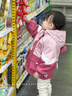 班喜迪女童外套春秋季2025新款兒童衣服洋氣女寶寶三合一可拆卸秋裝童裝 粉色 三合一 【搖粒絨內膽】 90 cm 曬單實(shí)拍圖
