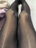 臻媚絲襪女防勾絲性感情趣黑絲8D油亮連褲打底襪光腿神器 黑色 7151 曬單實(shí)拍圖
