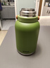 蘇泊爾（SUPOR）保溫杯大容量男女士316L不銹鋼戶(hù)外水杯壺高顏值便攜泡茶杯子禮物 青草綠-1000ml 曬單實(shí)拍圖