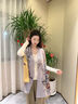 吳蠶里（WUCANLI）新款雙面真絲絲巾女桑蠶絲圍巾旗袍披肩外搭送媽媽教師節生日禮物富貴牡丹[雙面雙色+重磅真絲+高 曬單實(shí)拍圖