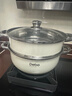 Debo德鉑不銹鋼湯鍋火鍋電磁爐燃氣通用鍋26cm 升級款蒸湯鍋 26cm 3.3L 曬單實(shí)拍圖