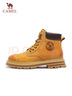 駱駝（CAMEL）【山澤】大黃靴男時(shí)尚馬丁靴男休閑工裝靴 L14W307636 土黃 41 曬單實(shí)拍圖