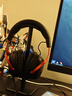 JZEPHF頭戴式耳機支架創(chuàng  )意掛架耳麥架子耳機托電腦多功能托架雷蛇展示適用索尼solo3耳機配件放置架收納 黑色耳機架1個(gè) 曬單實(shí)拍圖