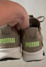 彪馬（PUMA）緩震網(wǎng)眼透氣健步跑步鞋男女款運動(dòng)鞋SOFTRIDE377048 橡樹(shù)棕-青蘋(píng)綠-28 41 曬單實(shí)拍圖