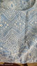MsShe【全棉重工刺繡連衣裙】大碼女裝2025夏裝胖mm巨遮顯瘦裙子 刺繡全棉-冰河藍(lán)色現(xiàn)貨 2XL 曬單實(shí)拍圖