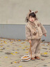 G.DUCKKIDS小黃鴨童裝女童套裝冬季洋氣新款小女孩衣服兒童冬裝加厚兩件套 套裝 130 cm 曬單實(shí)拍圖