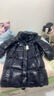 高梵黑金鵝絨服黑珍珠4.0大六格男女同款冬季羽絨服 皇家藍3號 M 曬單實(shí)拍圖