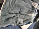 啄木鳥秋冬季外套男裝加絨夾克加厚棉衣服青少年學生潮棒球服羽休閑絨服 2307米白色加絨加厚 XL 約130-150斤 曬單實拍圖