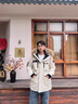 雪中飛高端白鵝絨羽絨服男女款2025秋冬季新款貉子毛領(lǐng)加厚連帽外套 黑色 3XL 建議170-190斤穿 曬單實(shí)拍圖
