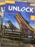 劍橋初中英語(yǔ)教材 Unlock 1級別級聽(tīng)說(shuō)+讀寫(xiě)（劍橋大學(xué)出版社）KET-PET-FCE 雅思托福閱讀寫(xiě)作教材 原版進(jìn)口 英語(yǔ)學(xué)習 曬單實(shí)拍圖