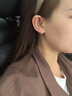 APM Monaco銀白色十字架不對稱(chēng)圈形耳環(huán)女2025年新款女士耳飾生日禮物 曬單實(shí)拍圖