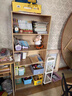 朗程梯形書(shū)架中古風(fēng)梯架家用客廳落地置物架新中式收納架子階梯式書(shū)柜 【4層梯形款丨實(shí)木生態(tài)板】隱秘雪松黑色43*30*120CM 曬單實(shí)拍圖