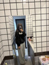 YSTYLR輕奢潮牌GOODBRAND夏季24FW彩虹之國寶石連帽衛衣男女情侶裝上衣 黑色 L 曬單實(shí)拍圖