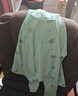 安妮潔欣新款印花兒童防曬衣女網(wǎng)孔透氣披肩upf50-夏季斗篷寶寶外套防曬服 小鴨綠 (身高90-120CM) 曬單實(shí)拍圖