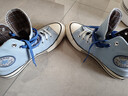 匡威（Converse）官方 1970S男女高幫運動(dòng)板鞋淺牛仔藍藍色A13289C A13289C 42 曬單實(shí)拍圖