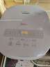 美的（Midea）電飯煲 0涂層電飯鍋4升 316L不銹鋼內膽3-4人家用多功能無(wú)涂層微壓智能預約MB-RE476S 曬單實(shí)拍圖