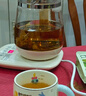 九陽(yáng)（Joyoung）養生壺迷你玻璃花茶壺煮茶器 12大功能11檔溫度 0膠水恒溫電熱燒水壺1.5L 1506BQ 曬單實(shí)拍圖