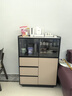 維港餐邊柜實(shí)木簡(jiǎn)約客廳一體靠墻茶水柜廚房置物柜子儲物柜架子酒柜 實(shí)木板83*36*115【加厚背板包安裝】 曬單實(shí)拍圖
