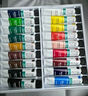 溫莎牛頓（WINSOR&NEWTON） 畫(huà)家專(zhuān)用丙烯顏料學(xué)生繪畫(huà)手繪DIY墻繪紡織丙烯畫(huà)顏料套裝 24色 套裝 曬單實(shí)拍圖