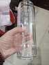希諾雙層玻璃杯2025新款杯子辦公室車(chē)載水杯男女士抗菌泡茶杯 410ML 鋼本色XN-9387 曬單實(shí)拍圖