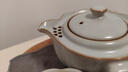 雅瓷汝窯旅行茶具快客杯單人戶(hù)外便攜茶杯套裝南瓜禮盒裝 汝窯小南瓜 一壺1杯 曬單實(shí)拍圖
